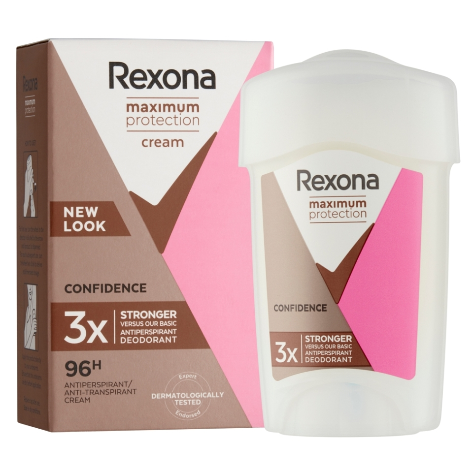 Levně REXONA Maximum Protection Confidence tuhý deodorant 45 ml