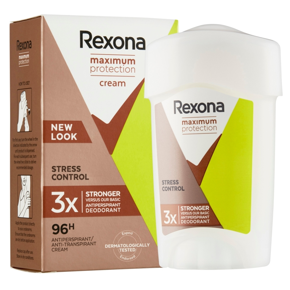 E-shop REXONA Maximum Protection Stress Control tuhý krémový antiperspirant 45 ml