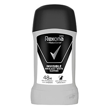 REXONA Men Invisible Black&White tuhý deodorant 50 ml (Tuhé deodoranty)