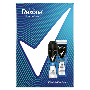 REXONA Men Cobalt Sprchový gel 250 ml + Deodorant 150 ml Dárkový balíček pro muže