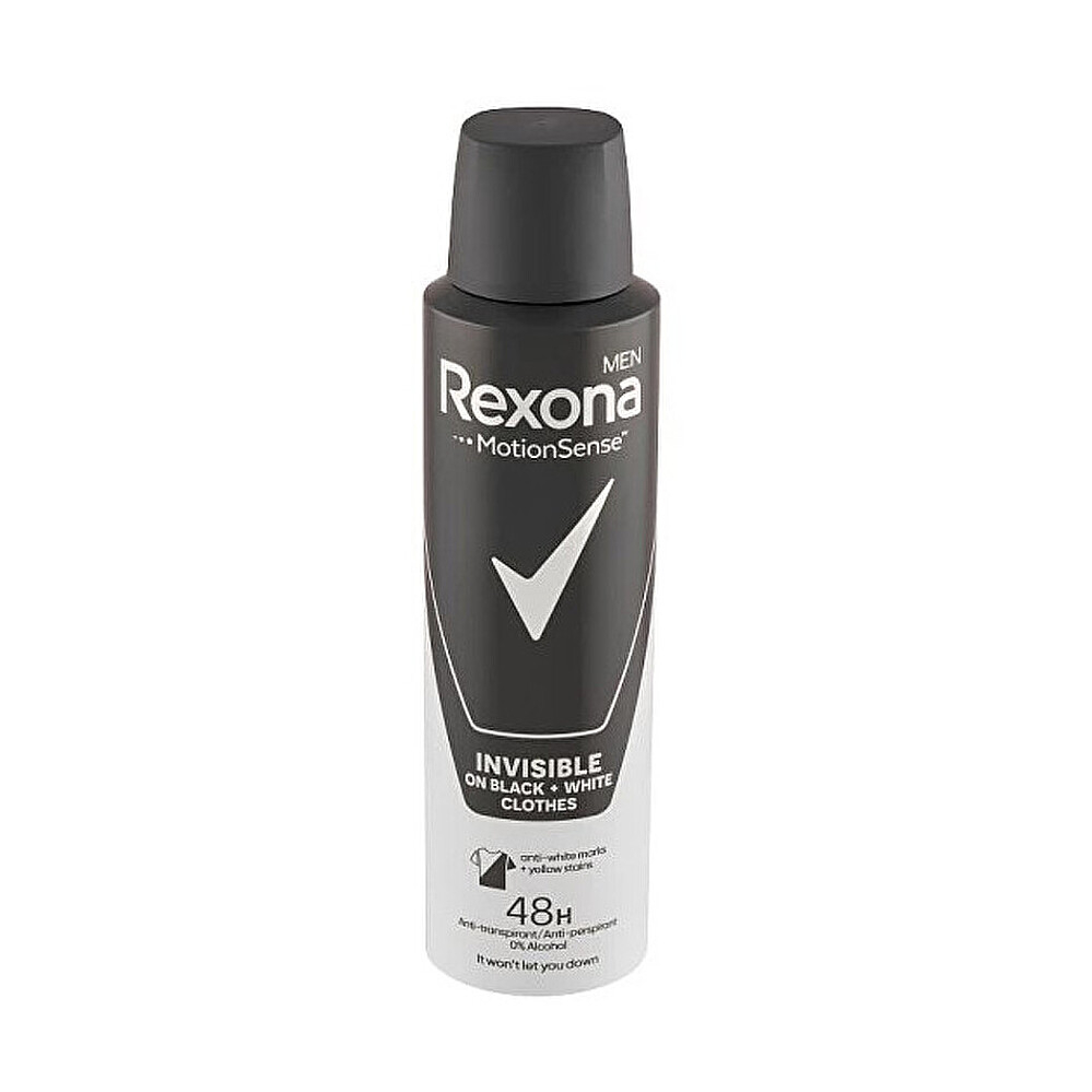 E-shop REXONA nvisible on Black+White clothes men antiperspirant sprej 150 ml