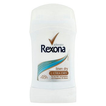 REXONA Linen Dry tuhý deodorant 40 ml
