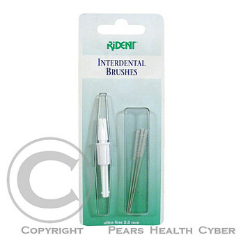RIDENT Interdental Brushes 2.5 mm 4 ks mezizubní kartáčky