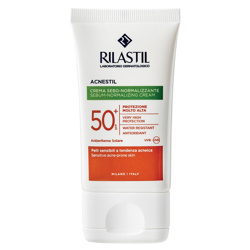 RILASTIL Acnestil Ochranný krém pro problematickou pleť SPF 50+ 40 ml