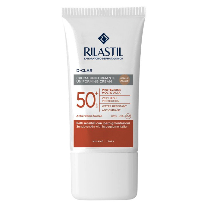 E-shop RILASTIL D-Clar Tónující ochranný krém SPF50+ Medium 40 ml