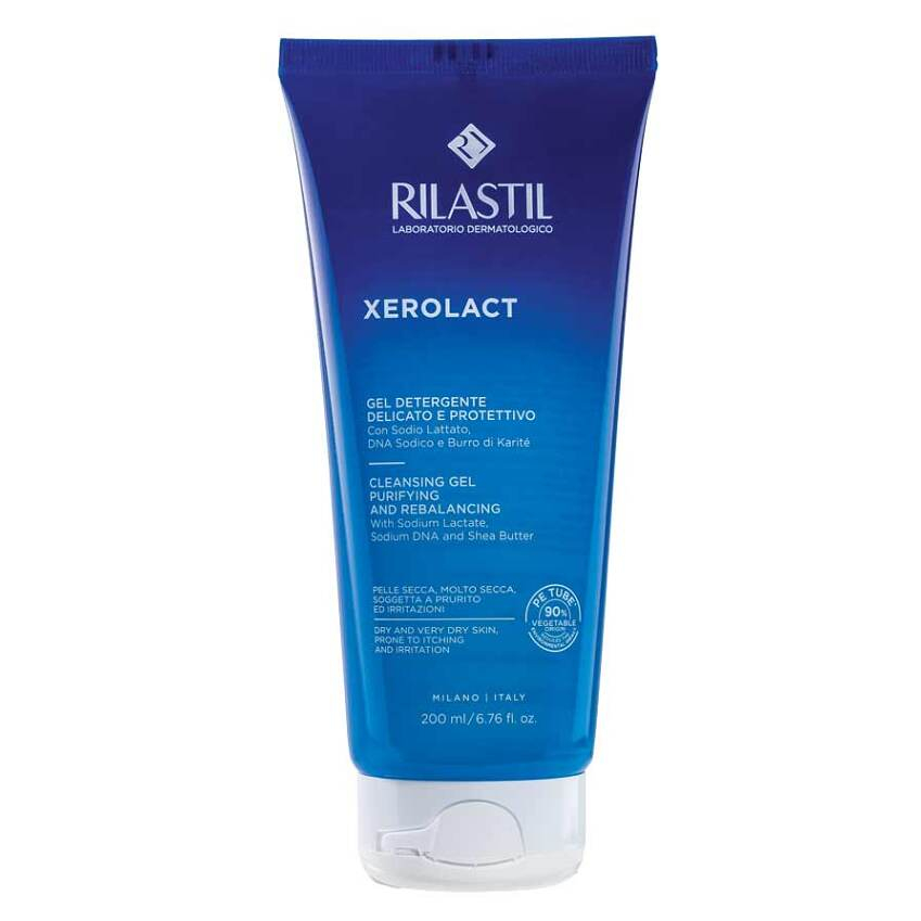 E-shop RILASTIL Xerolact Čisticí gel na obličej a tělo 200 ml