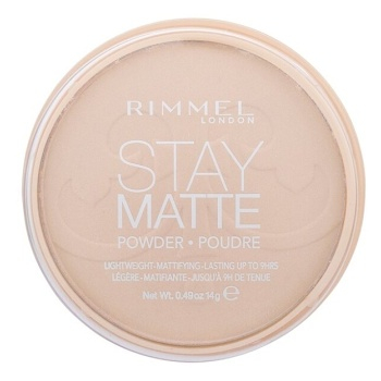 RIMMEL LONDON Stay Matte Kompaktní pudr 003 Peach Glow 14 g (Pudry) - Rozjasňující
