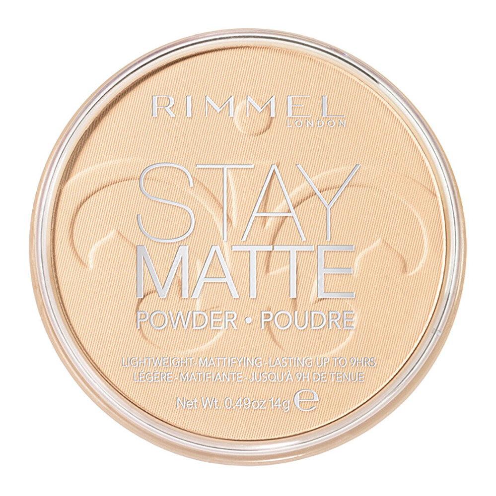 Rimmel Stay Matte pudr odstín 003 Peach Glow 14 g