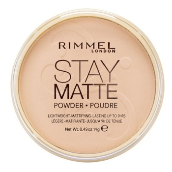 RIMMEL LONDON Stay Matte Kompaktní pudr 005 Silky Beige 14 g (Pudry) - Rozjasňující