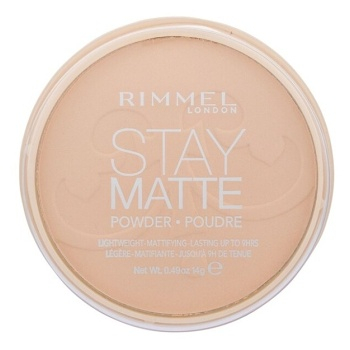 RIMMEL LONDON Stay Matte Kompaktní pudr 006 Warm Beige 14 g (Pudry) - Rozjasňující