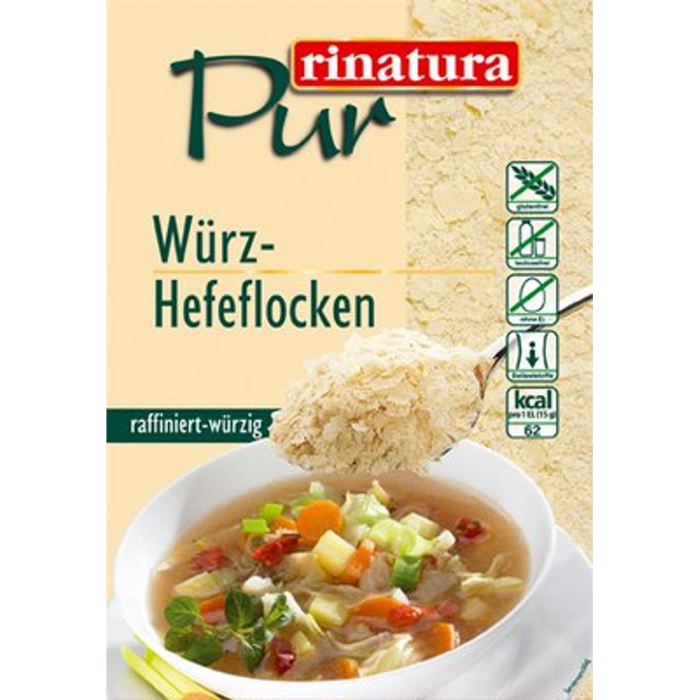 Droždí sušené vločky bezlepkové 125g Rinatura