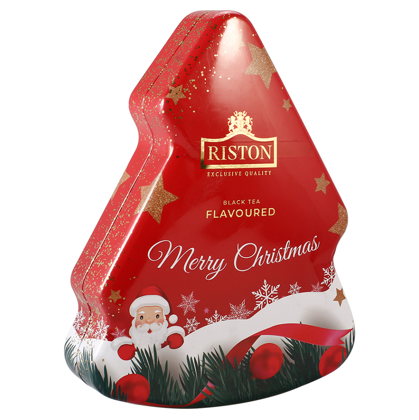 RISTON Merry christmas red santa černý čaj 85 g