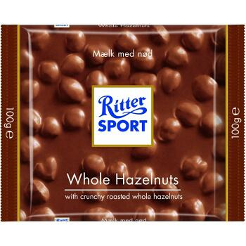 Ritter Sport čokoláda s celými oříšky 100 g