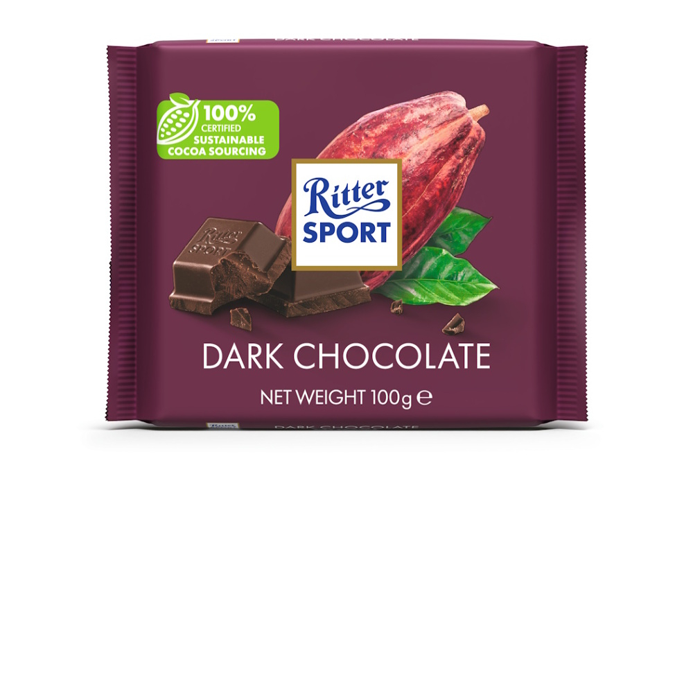 RITTER SPORT Hořká čokoláda 100 g