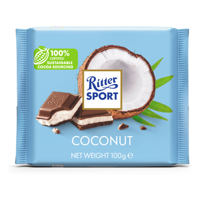 E-shop RITTER SPORT Kokosová čokoláda 100 g