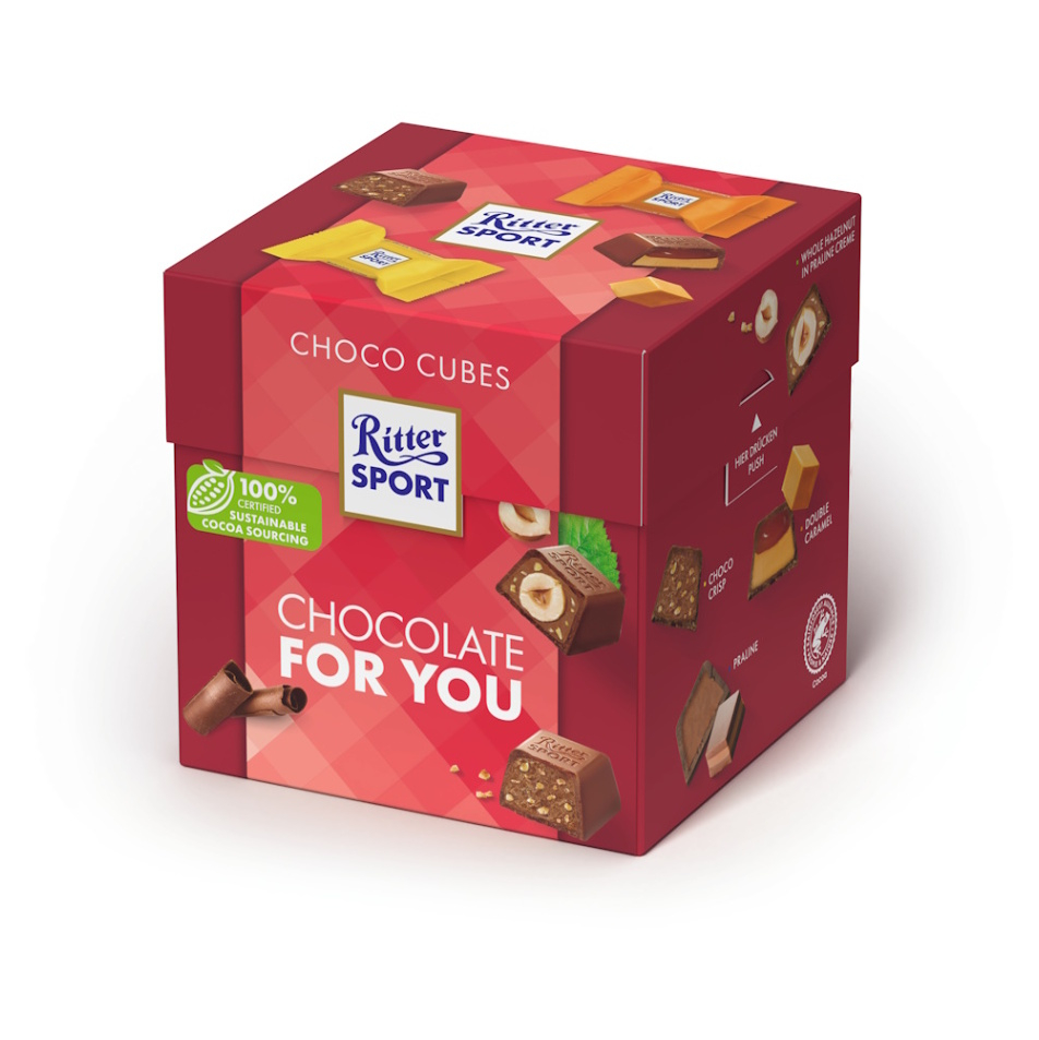 E-shop RITTER Sport mix čokoládek v krabičce For you 176 g