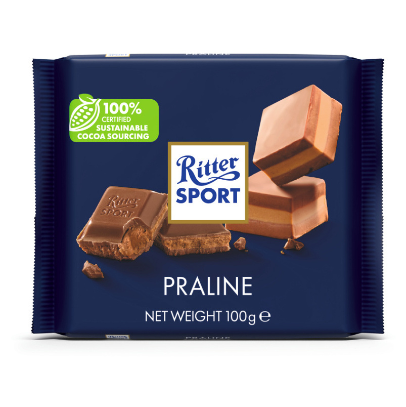E-shop RITTER SPORT Nugát mléčná čokoláda 100 g