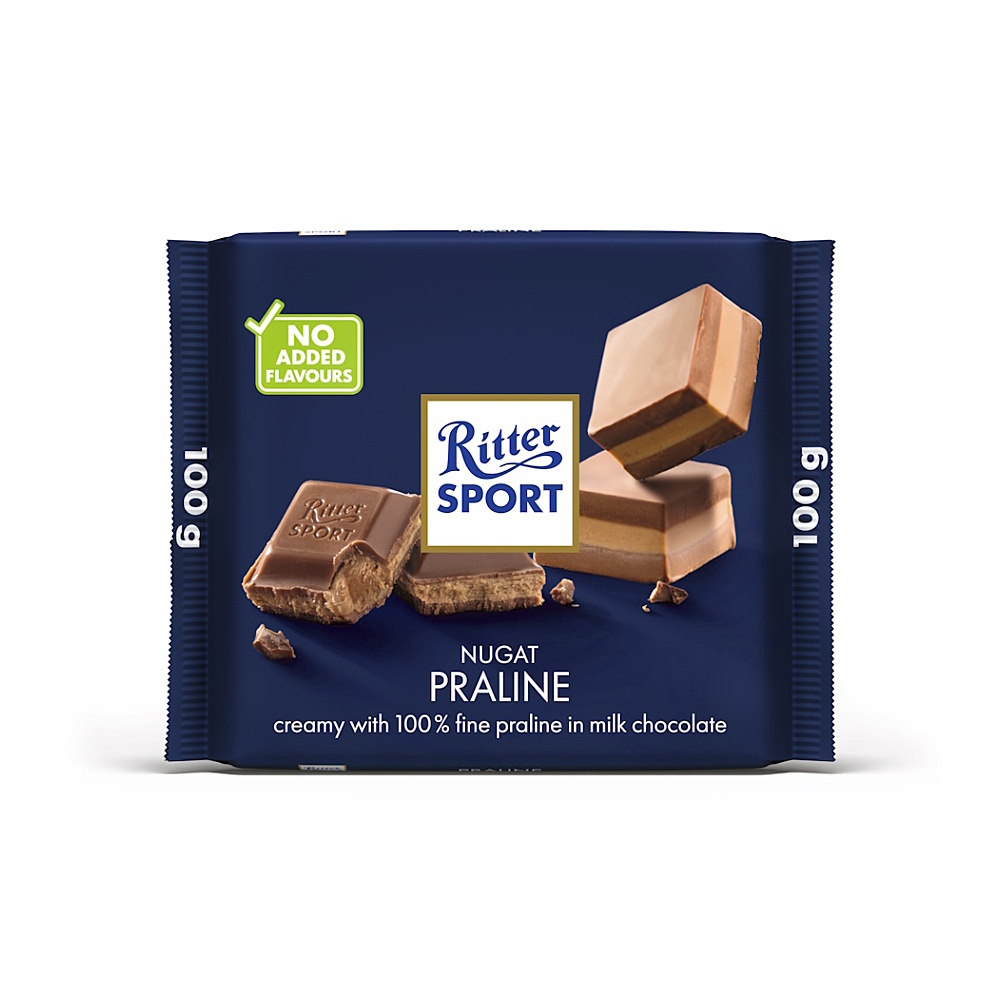 RITTER SPORT Nugát mléčná čokoláda 100 g
