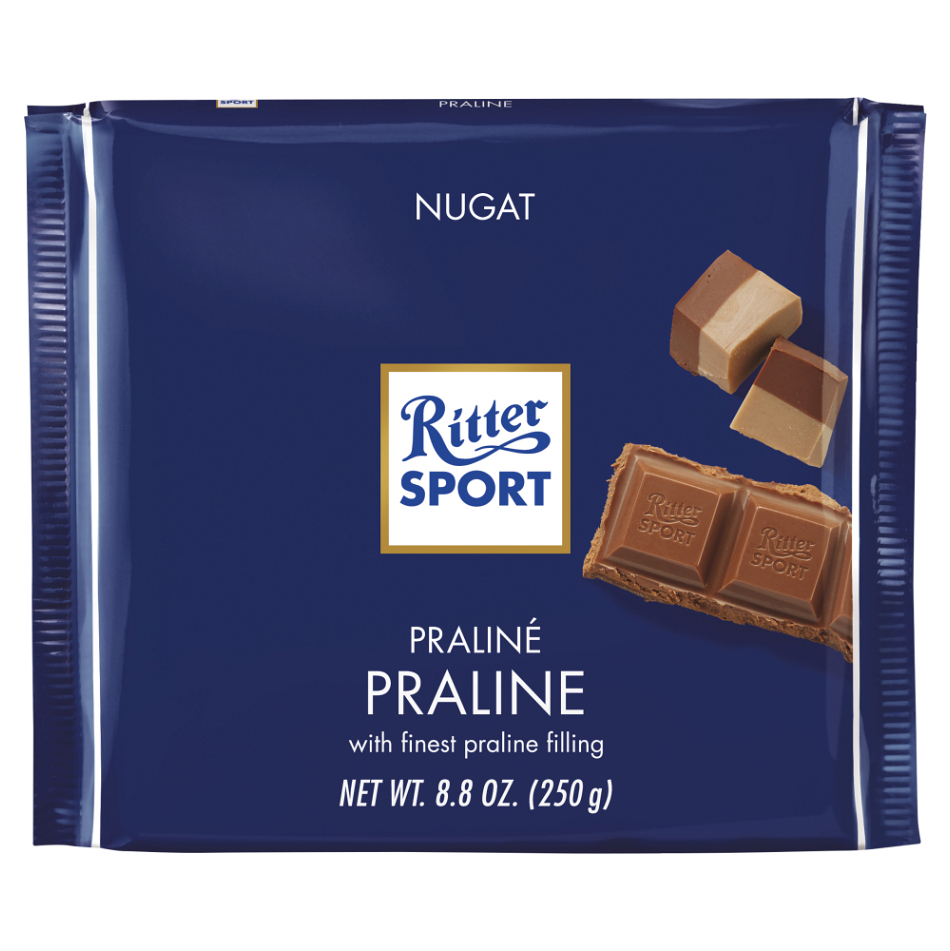 Levně RITTER SPORT Nugát mléčná čokoláda 250 g