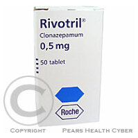 RIVOTRIL 0,5 MG  50X0.5MG Tablety
