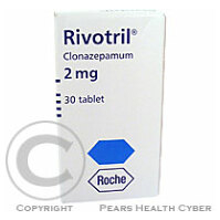 RIVOTRIL 2 MG  30X2MG Tablety