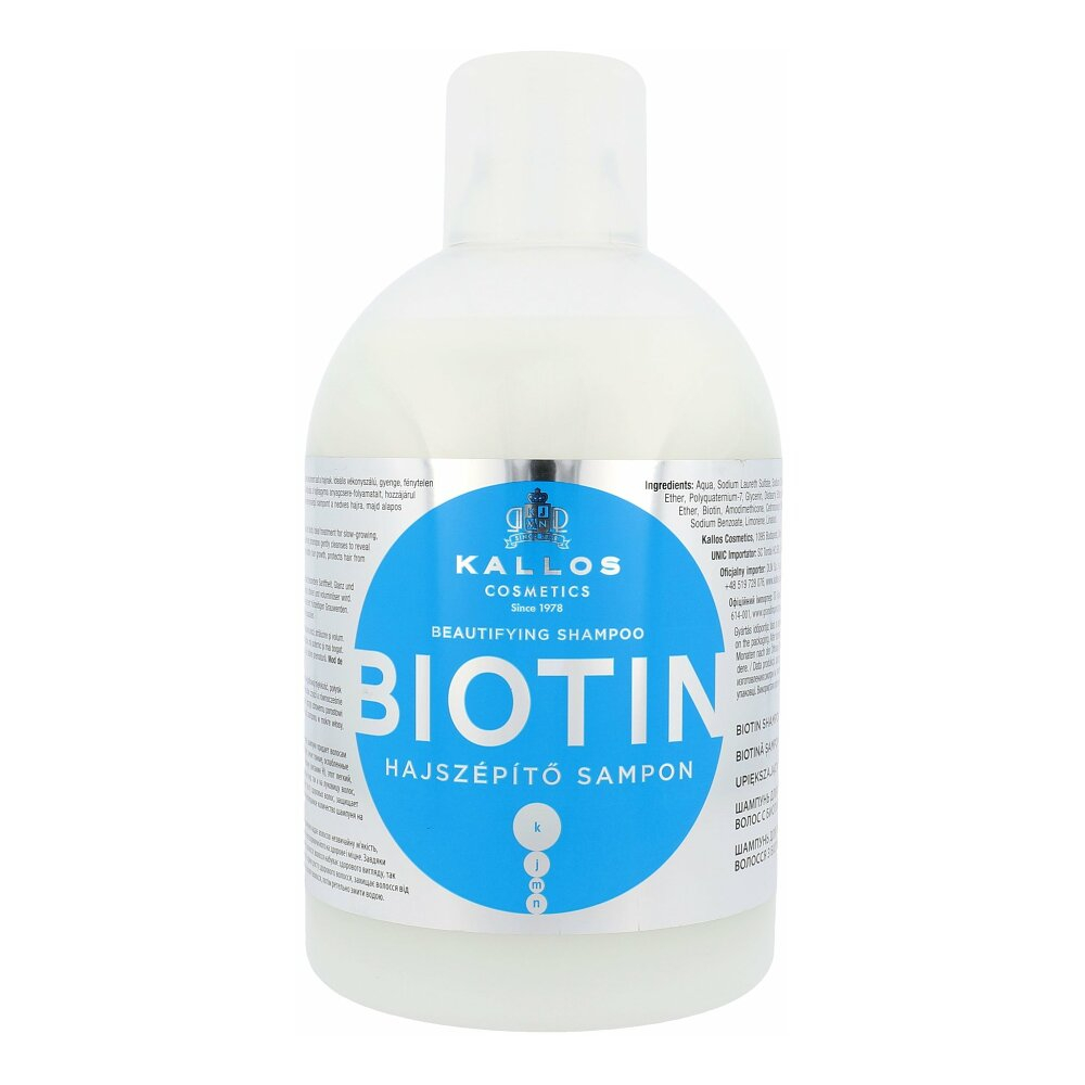 E-shop KALLOS Cosmetics Biotin šampon 1000 ml
