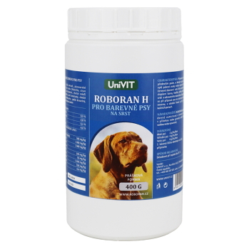 ROBORAN H pro barevné psy 400 g (Veterinární doplňky stravy na srst)