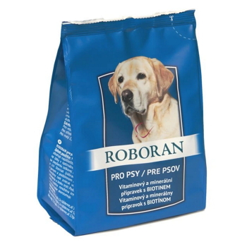 ROBORAN pro psy s biotinem prášek 500 g (Veterinární doplňky stravy na vitalitu)