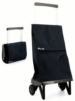 ROLSER Plegamatic original mf skládací taška na kolečkách černá (Nákupní tašky na kolečkách) - Voděodolné, Skládací