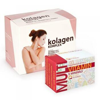 ROSEN Kolagen KOMPLEX 120 tablet, rašelinové koupele + ROSEN Multivitamin s minerály 60 tablet : Výprodej