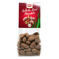 ROSENGARTEN Mandle v mléčné čokoládě a skořici BIO 100 g