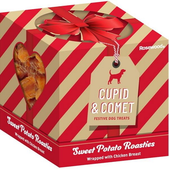 ROSEWOOD Dog snack pečené sladké brambory s kuřecím pro psy 160 g (Sušené maso pro psy)