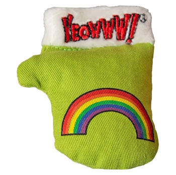 ROSEWOOD Yeowww Kitten Mitten Hračka pro kočky zelená 1 kus (Hračky pro kočky)
