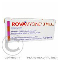 ROVAMYCINE 3 M.I.U.  10X3MU Potahované tablety