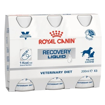 ROYAL CANIN Recovery Liquid tekutý nápoj pro psy a kočky 3 x 200 ml