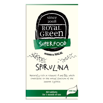 ROYAL GREEN Bio Spirulina 60 tablet, expirace