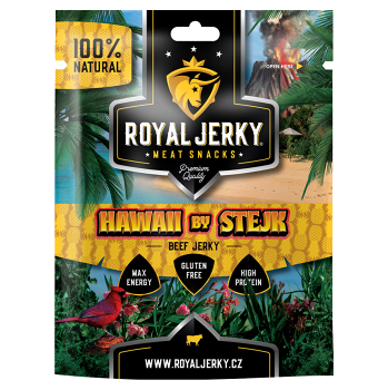ROYAL JERKY Beef Hawai by Stejk hovězí sušené maso 22 g (Sušené maso)
