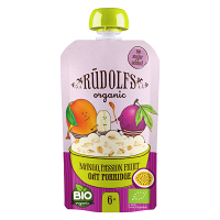RUDOLFS Bio kapsička mango, celozrnná ovesná kaše 6m+ 110 g