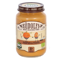 RUDOLFS Bio příkrm dýně a brambory 4m+ 190 g