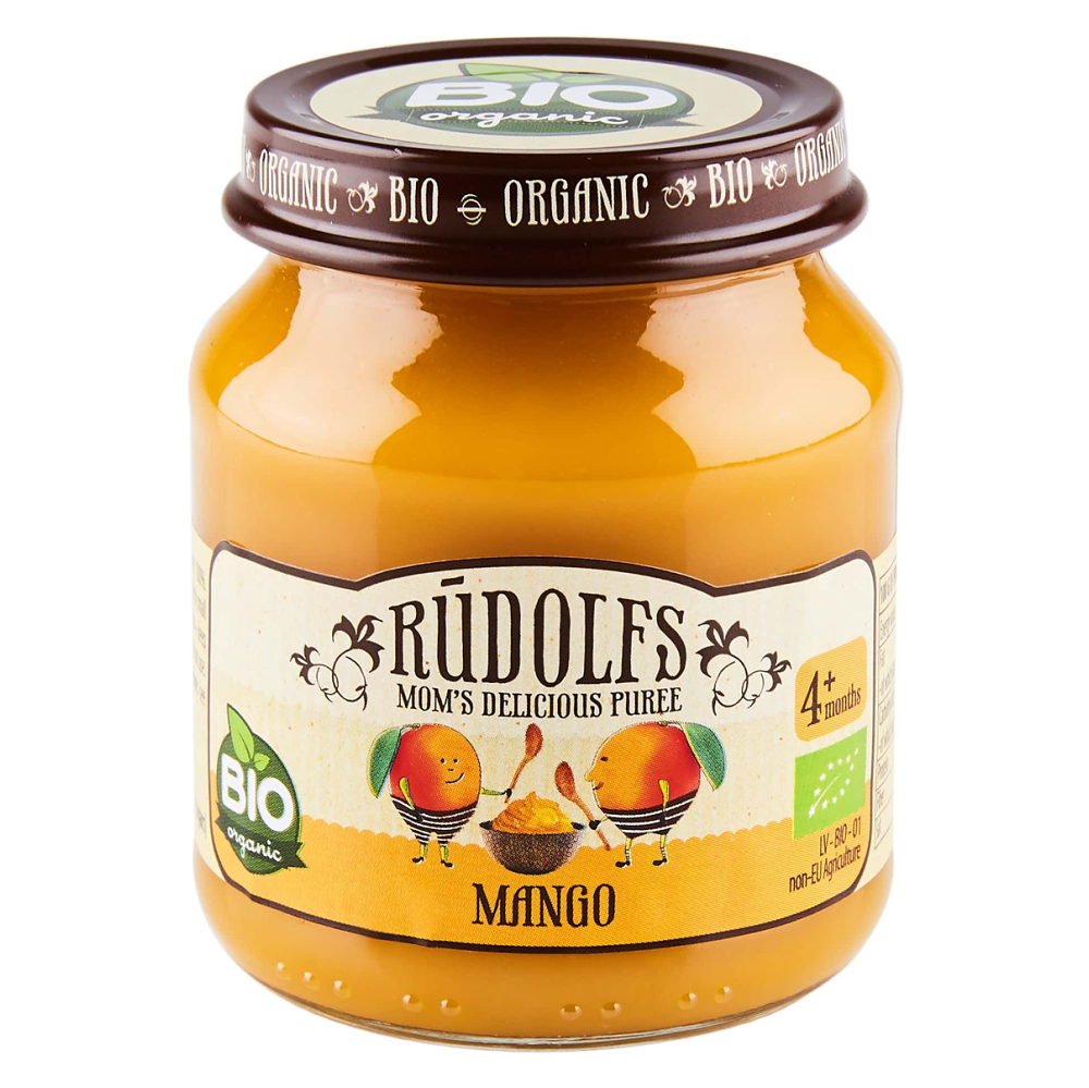 E-shop RUDOLFS Bio příkrm mango 4m+ 120 g