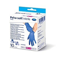 PEHA-SOFT Nitrile Fino Rukavice vyšetřovací velikost M 10 kusů