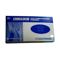 Rukavice vyšetřovací nesterilní latex Chiraskin 100ks S