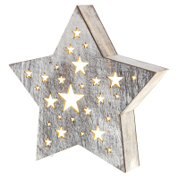 RETLUX RXL 347 dřevěná hvězda malá 1 LED