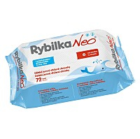 RYBILKA Neo s panthenolem dětské vlhčené ubrousky 72 kusů