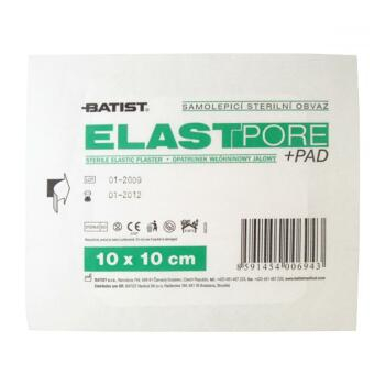 BATIST Elastpore+Pad Elastická náplast 10x10 cm 1 kus