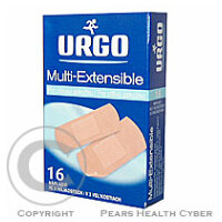 Rychloobvaz Urgo Multiextensible 3 velikosti 16 ks netkaná