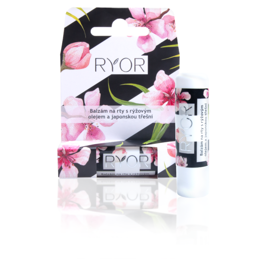 E-shop RYOR Balzám na rty s rýžovým olejem a japonskou třešní 4,5 gramů