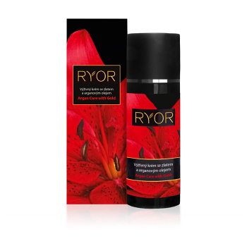 RYOR Výživný krém se zlatem a arganovým olejem 50 ml (Denní krémy) - Vyživující