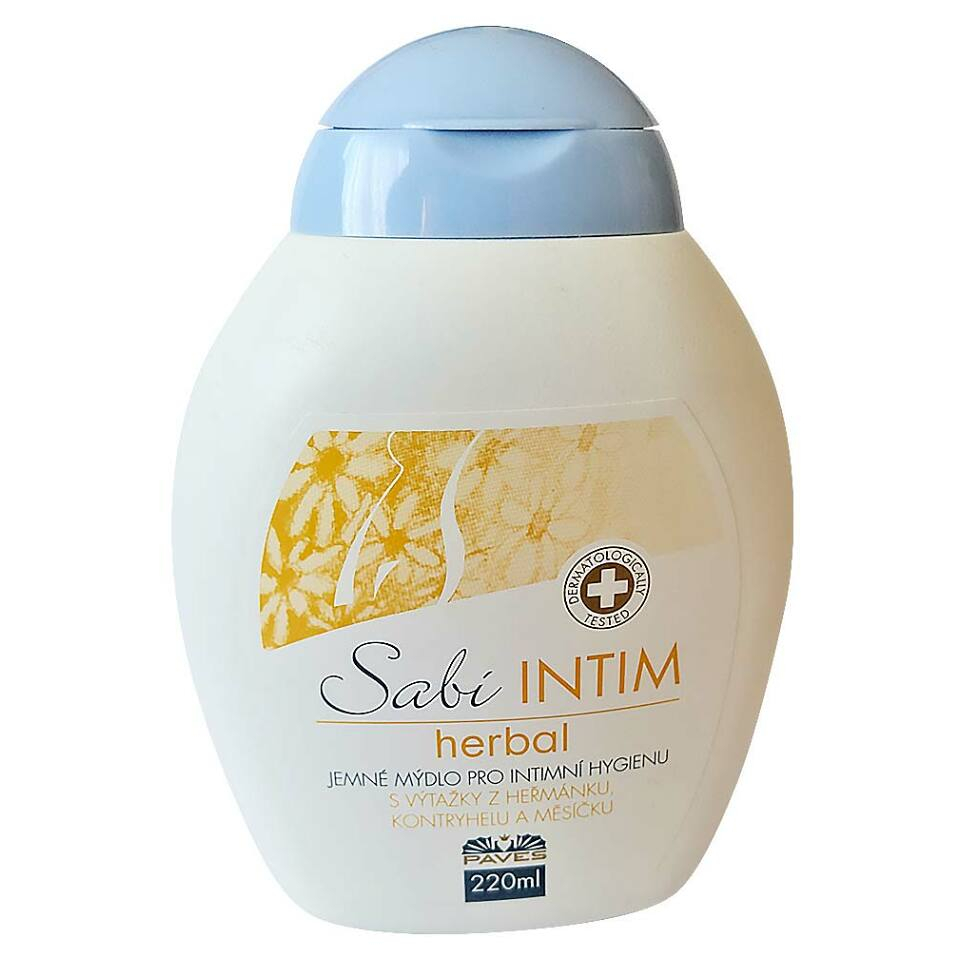 E-shop SABI intimní bylinné krémové mýdlo pro ženy 220ml PAVES