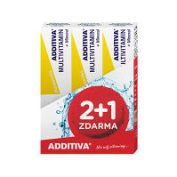 ADDITIVA sada multivitamin 2+1 mandarinka šumivé tablety 3 x 20 ks